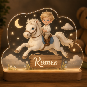 Lámpara infantil personalizada.
