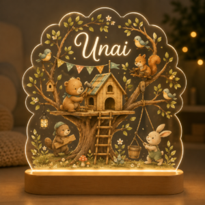 Lámpara infantil personalizada.