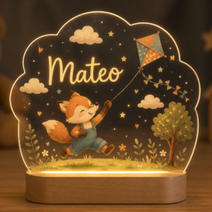 Lámpara infantil personalizada.