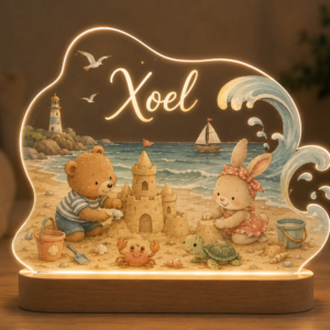 Lámpara infantil personalizada.