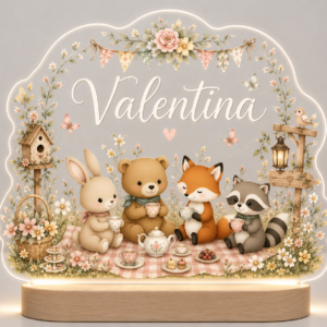 Lámpara infantil personalizada.