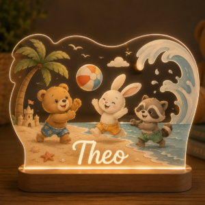 Lámpara infantil personalizada.