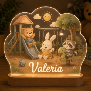 Lámpara infantil personalizada.