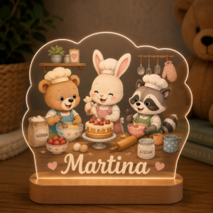 Lámpara infantil personalizada.
