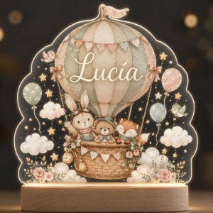 Lámpara infantil personalizada.