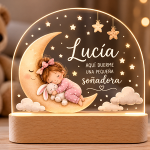 Lámpara infantil personalizada.