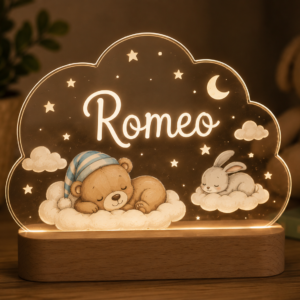 Lámpara infantil personalizada.